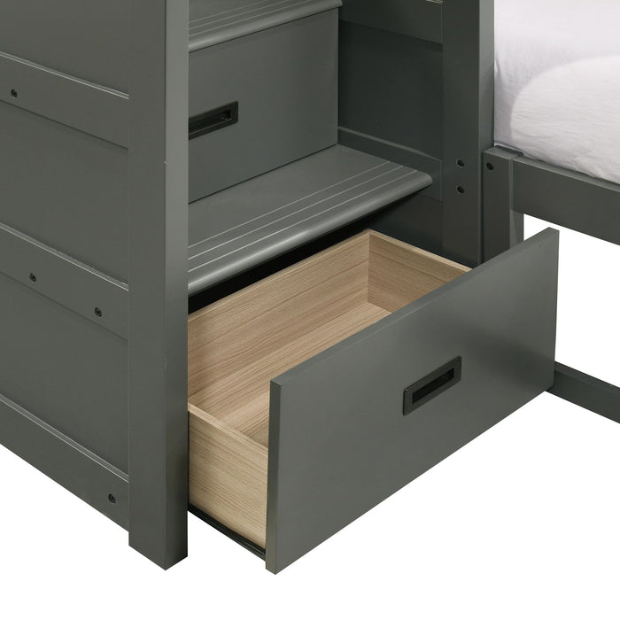 Sami Over Step Bunk with Left HB - Faith Furniture (Manhattan, KS)