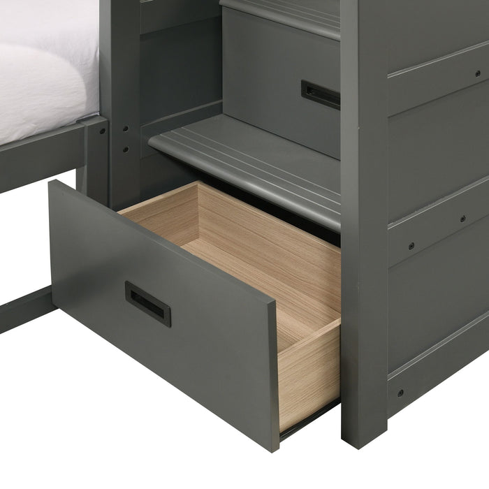 Sami Over Step Bunk with Right HB - Faith Furniture (Manhattan, KS)