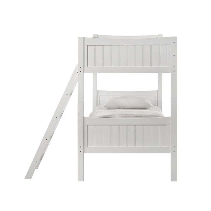 Sami Over Bunk White - Faith Furniture (Manhattan, KS)