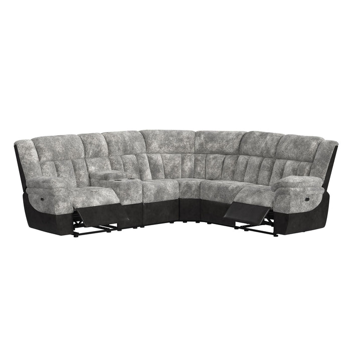 Santorini LHF Power Motion Recliner in Dillon/Shire Grey