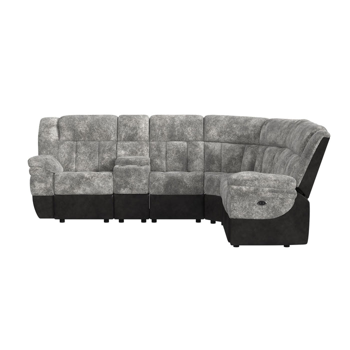 Santorini RHF Power Motion Recliner in Dillon/Shire Grey
