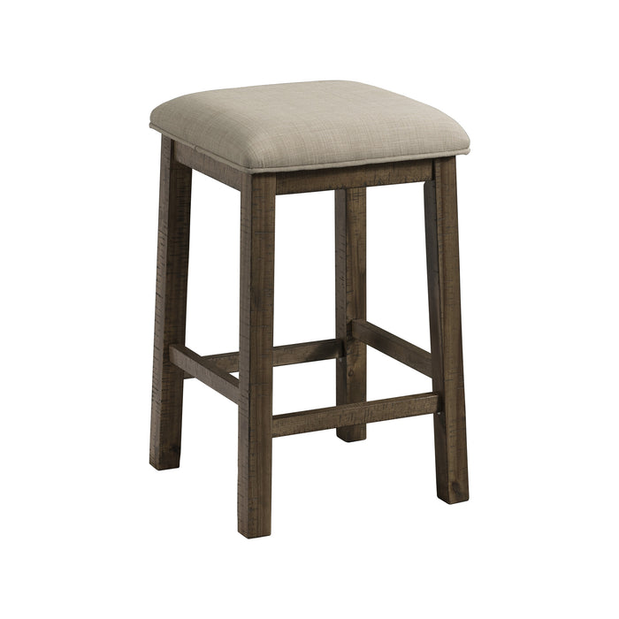 Stone Occasional Bar Table Single Pack Gray Finish (Table + Three Stools) - Faith Furniture (Manhattan, KS)