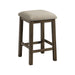 Stone Occasional Bar Table Single Pack Gray Finish (Table + Three Stools) - Faith Furniture (Manhattan, KS)