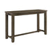 Stone Occasional Bar Table Single Pack Gray Finish (Table + Three Stools) - Faith Furniture (Manhattan, KS)