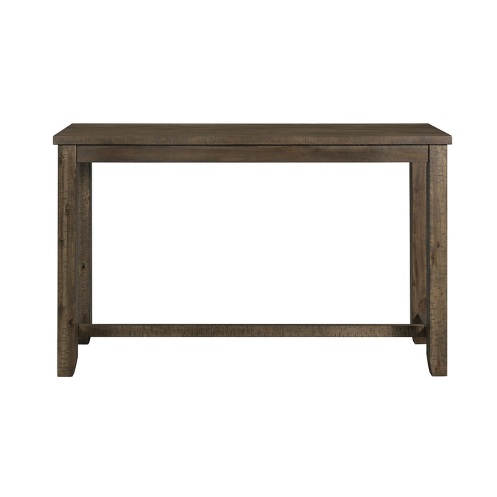 Stone Occasional Bar Table Single Pack Gray Finish (Table + Three Stools) - Faith Furniture (Manhattan, KS)