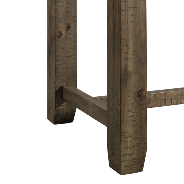 Stone Occasional Bar Table Single Pack Gray Finish (Table + Three Stools) - Faith Furniture (Manhattan, KS)