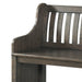 Stone Dining 6PC Set- Table, 4 Side Chairs, & Pew Bench - Faith Furniture (Manhattan, KS)