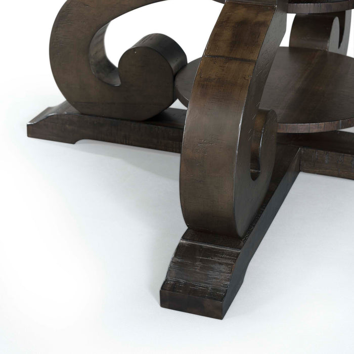 Stone Round 7PC Dining Set-Round Table & 6 Chairs - Faith Furniture (Manhattan, KS)