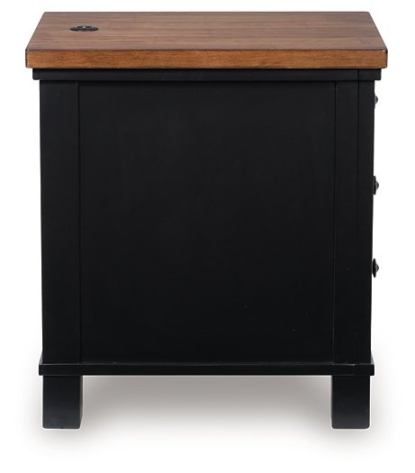 Wildenauer Chairside End Table - Faith Furniture (Manhattan, KS)