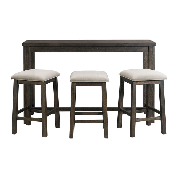 Stone Occasional Bar Table Single Pack (Table + Three Stools) 3A Packing - Faith Furniture (Manhattan, KS)