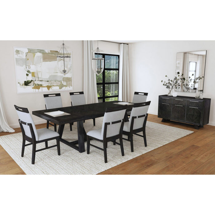 Transcend Server in Charcoal - Faith Furniture (Manhattan, KS)