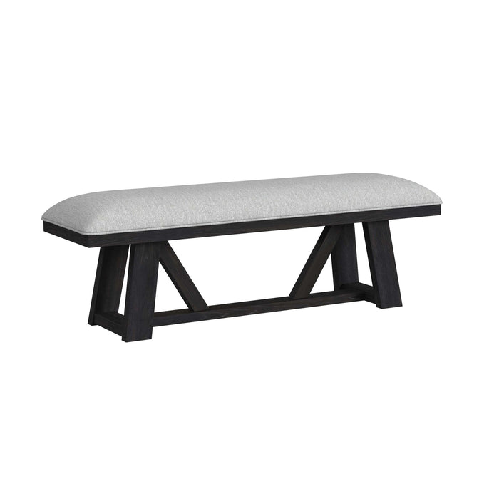 Transcend Standard Height Dining Set in Charcoal-Table and Four Chairs - Faith Furniture (Manhattan, KS)