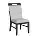 Transcend Standard Height Dining Set in Charcoal-Table and Four Chairs - Faith Furniture (Manhattan, KS)