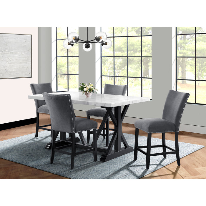 Tuscany 70" Marble Counter Height Dining Table