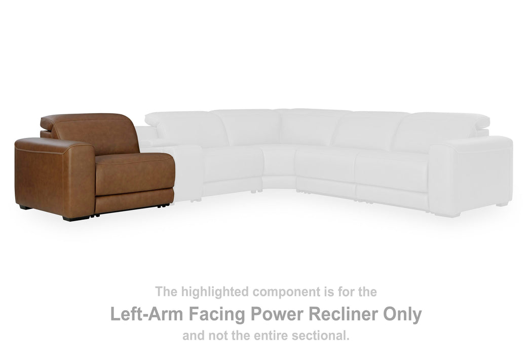 Magic Man 5-Piece Power Reclining Sectional - Faith Furniture (Manhattan, KS)