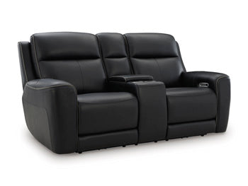 5Z-Relaxation Power Reclining Loveseat with Console - Faith Furniture (Manhattan, KS)