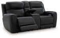 5Z-Relaxation Power Reclining Loveseat with Console - Faith Furniture (Manhattan, KS)