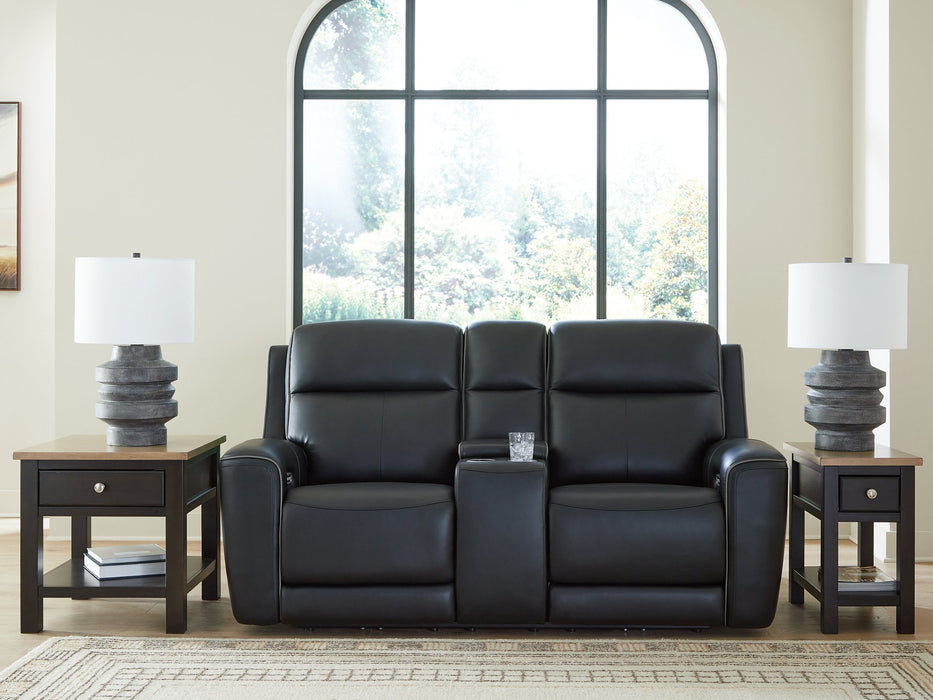 5Z-Relaxation Power Reclining Loveseat with Console - Faith Furniture (Manhattan, KS)