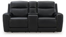 5Z-Relaxation Power Reclining Loveseat with Console - Faith Furniture (Manhattan, KS)