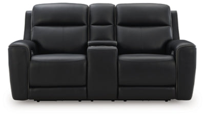 5Z-Relaxation Power Reclining Loveseat with Console - Faith Furniture (Manhattan, KS)