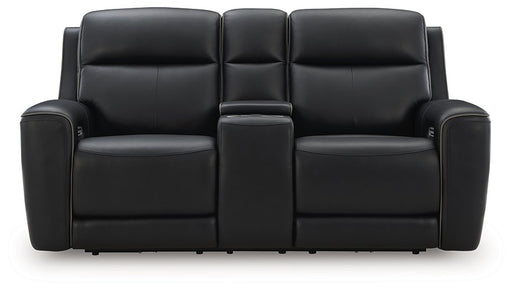 5Z-Relaxation Power Reclining Loveseat with Console - Faith Furniture (Manhattan, KS)