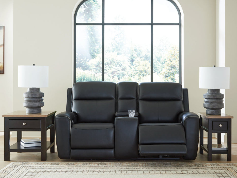 5Z-Relaxation Power Reclining Loveseat with Console - Faith Furniture (Manhattan, KS)