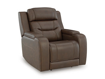 Knightington Power Recliner with Audio Seating - Faith Furniture (Manhattan, KS)