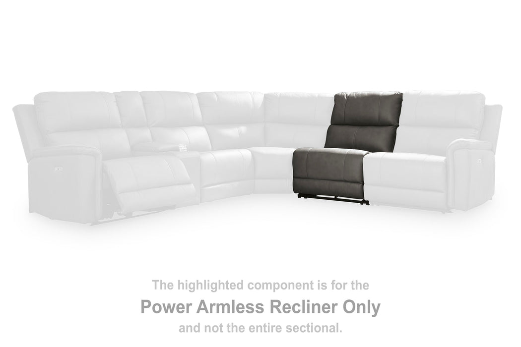 Bleckley Power Reclining Sectional - Faith Furniture (Manhattan, KS)
