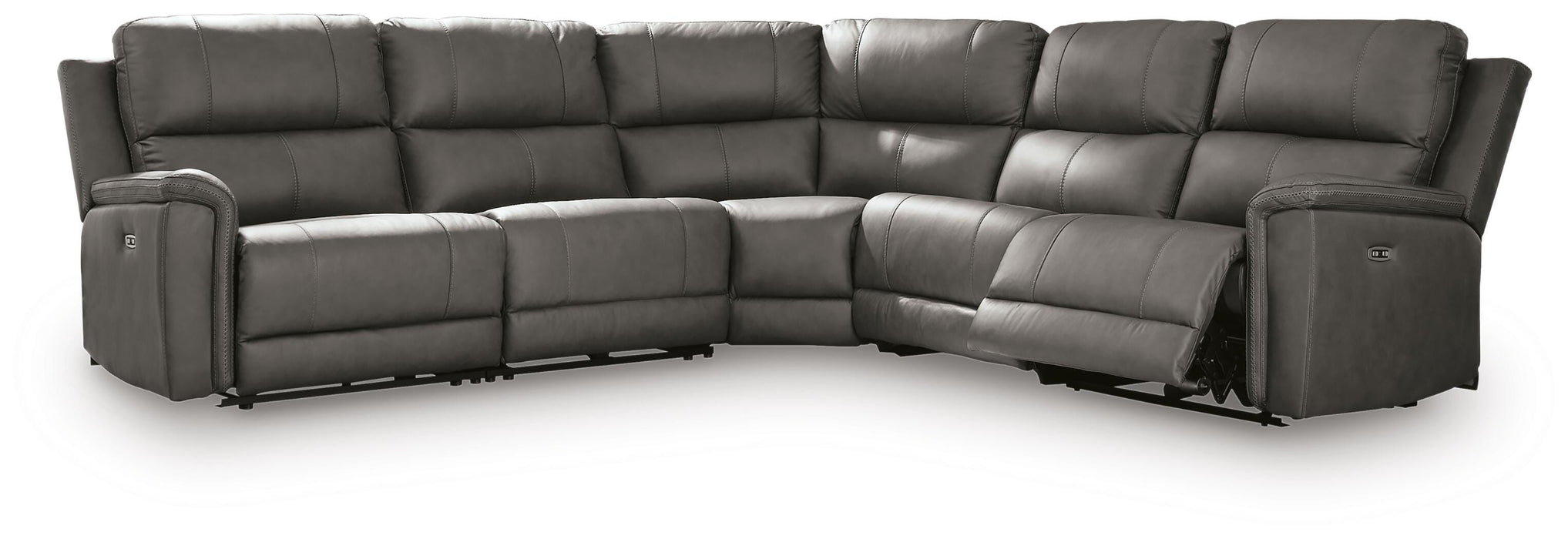 Bleckley Power Reclining Sectional - Faith Furniture (Manhattan, KS)