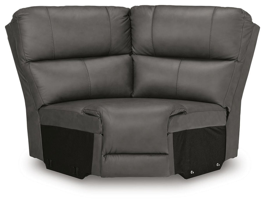 Bleckley Power Reclining Sectional - Faith Furniture (Manhattan, KS)