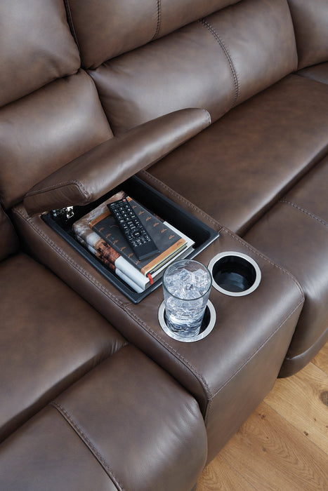 Bleckley Power Reclining Sectional - Faith Furniture (Manhattan, KS)