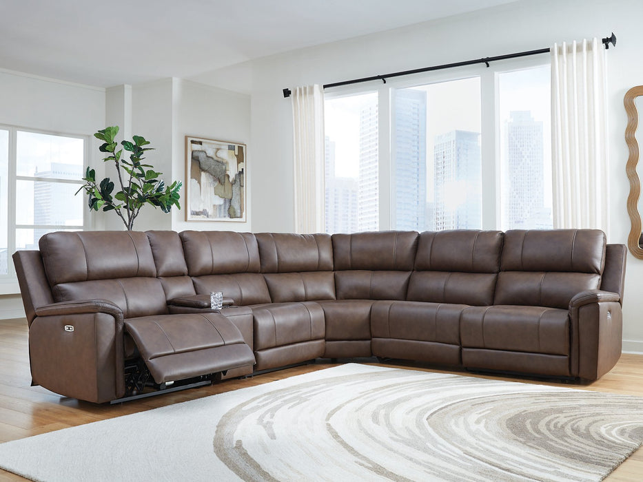 Bleckley Power Reclining Sectional - Faith Furniture (Manhattan, KS)