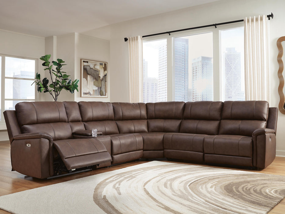 Bleckley Power Reclining Sectional - Faith Furniture (Manhattan, KS)