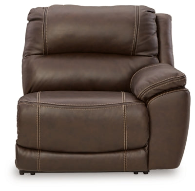 Dunleith Power Reclining Loveseat with Console - Faith Furniture (Manhattan, KS)