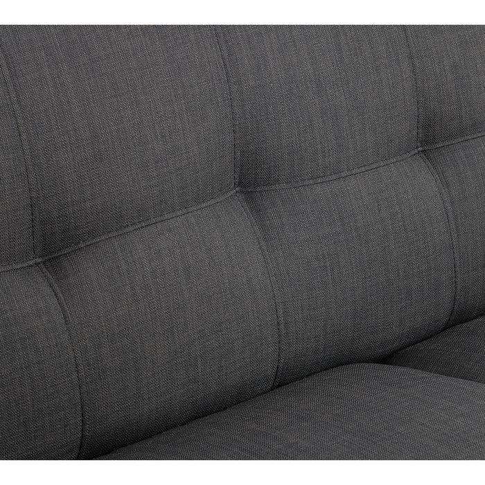 Hadley Sofa & Loveseat Set in Charcoal - Faith Furniture (Manhattan, KS)