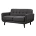 Hadley Sofa & Loveseat Set in Charcoal - Faith Furniture (Manhattan, KS)