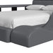 Valari Lounge Chair in Grey PU - Faith Furniture (Manhattan, KS)