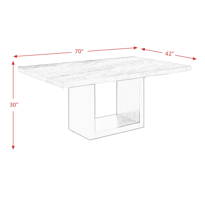 Valentino White Dining Table