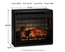 Wildenauer 76" TV Stand with Electric Fireplace - Faith Furniture (Manhattan, KS)