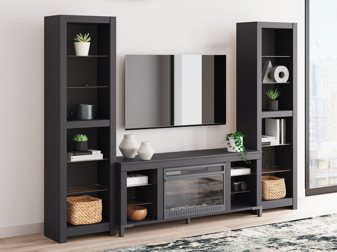 TV Stand w/Fire