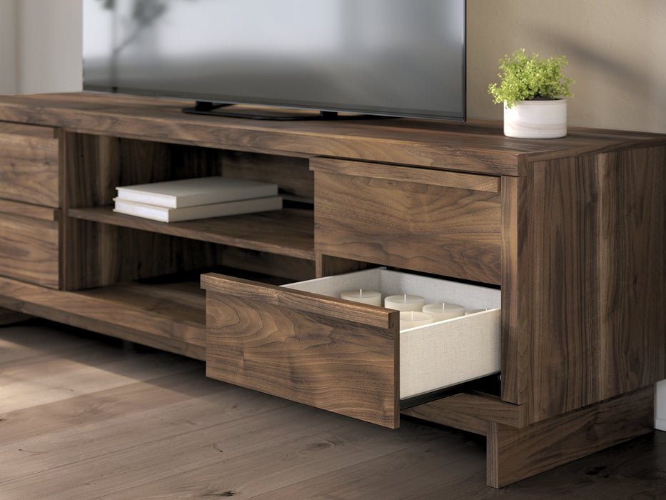 Zadilyn 72" TV Stand with Electric Fireplace - Faith Furniture (Manhattan, KS)