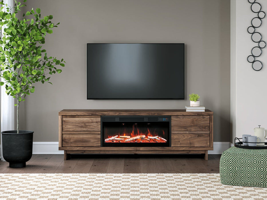 Zadilyn 72" TV Stand with Electric Fireplace - Faith Furniture (Manhattan, KS)