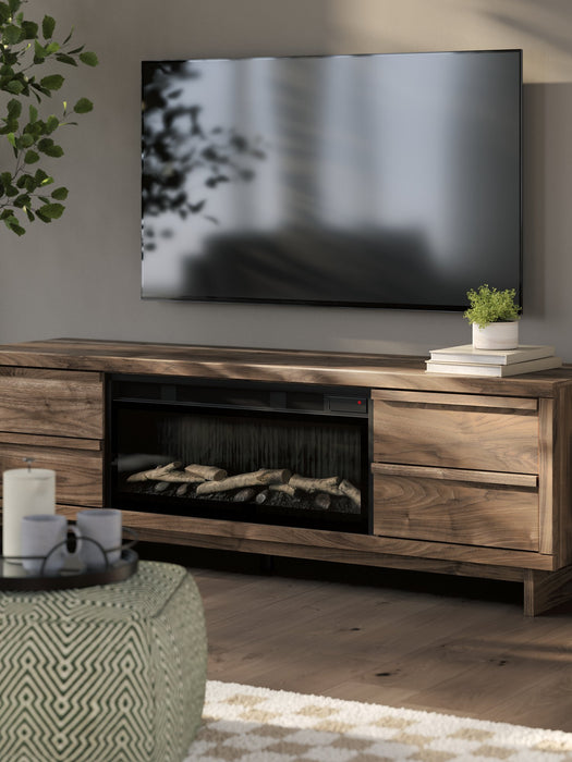 Zadilyn 72" TV Stand with Electric Fireplace - Faith Furniture (Manhattan, KS)