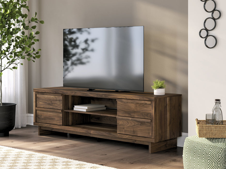 Zadilyn 72" TV Stand with Electric Fireplace - Faith Furniture (Manhattan, KS)