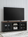 Wildenauer 76" TV Stand with Electric Fireplace - Faith Furniture (Manhattan, KS)