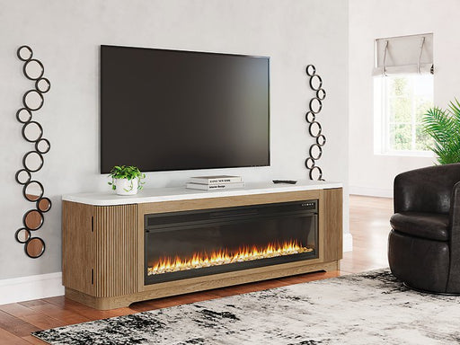 Camdill 80" TV Stand with Electric Fireplace - Faith Furniture (Manhattan, KS)