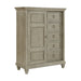 Whit-Ash Panel Bedroom Set with Door Chest - Faith Furniture (Manhattan, KS)