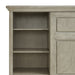 Whit-Ash Panel Bedroom Set with Door Chest - Faith Furniture (Manhattan, KS)