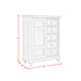 Whit-Ash Panel Bedroom Set with Door Chest - Faith Furniture (Manhattan, KS)