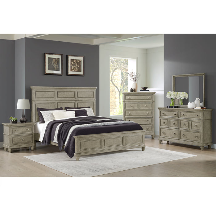 Whit-Ash Panel Bedroom Set - Faith Furniture (Manhattan, KS)